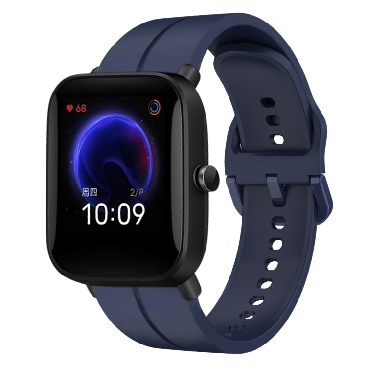 Cinturino in silicone con anello da 20 mm, For Amazfit Pop