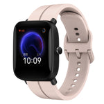 Cinturino in silicone con anello da 20 mm, For Amazfit Pop