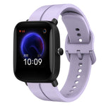 Cinturino in silicone con anello da 20 mm, For Amazfit Pop