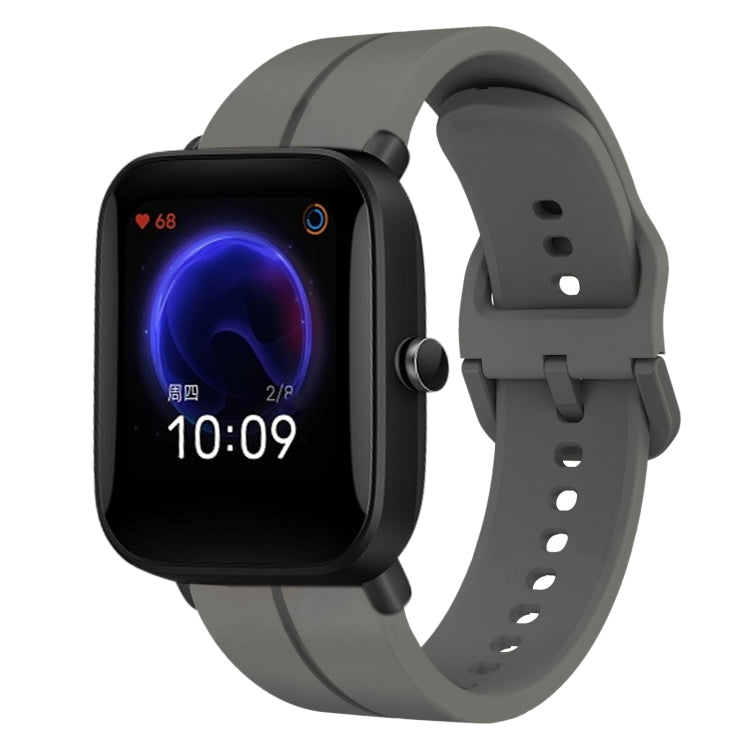 Cinturino in silicone con anello da 20 mm, For Amazfit Pop