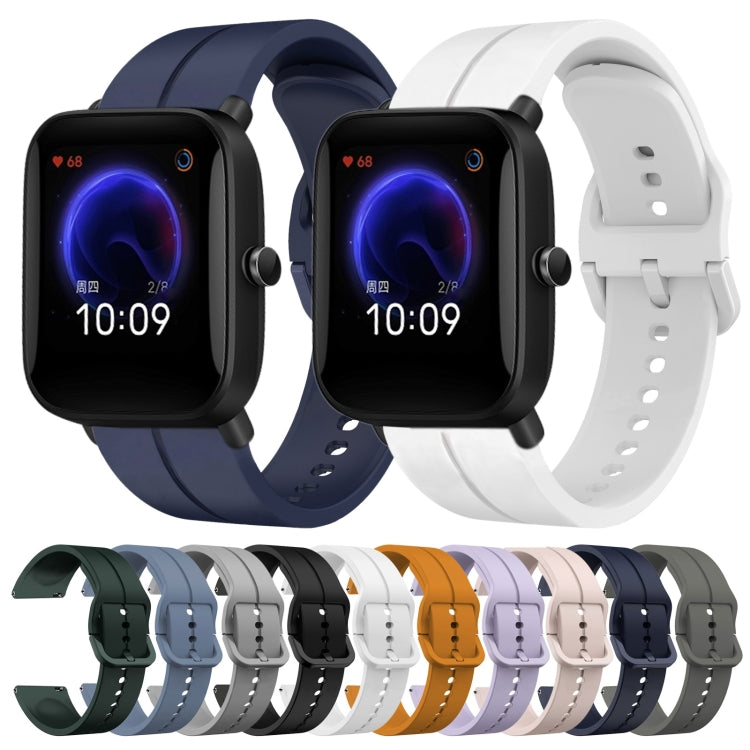 Cinturino in silicone con anello da 20 mm, For Amazfit Pop