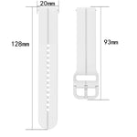 Cinturino in silicone con anello da 20 mm, For Huawei Watch GT3 Pro 43mm, For Huawei Watch GT3 42mm