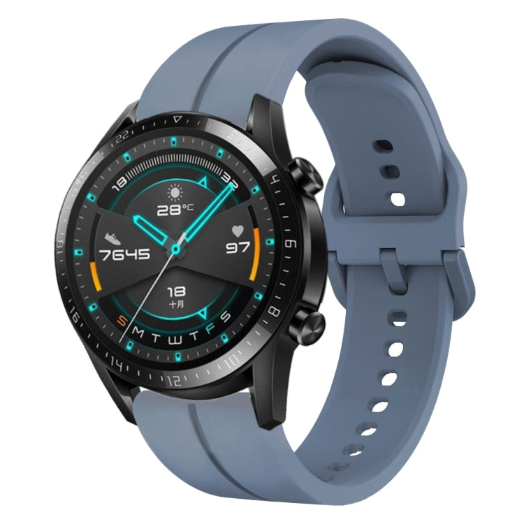 Cinturino in silicone con anello da 20 mm, For Huawei Watch GT2 42mm, For Huawei Watch 2