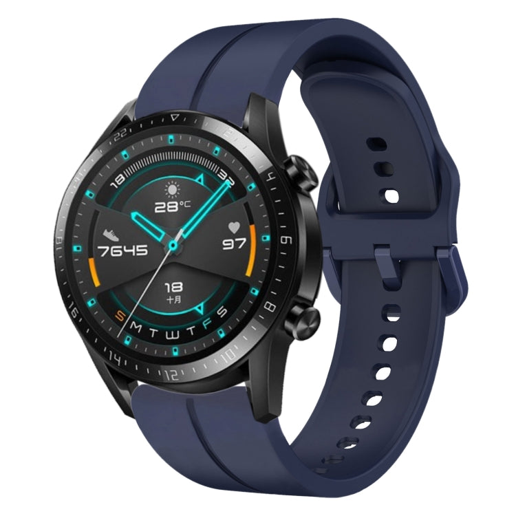 Cinturino in silicone con anello da 20 mm, For Huawei Watch GT2 42mm, For Huawei Watch 2