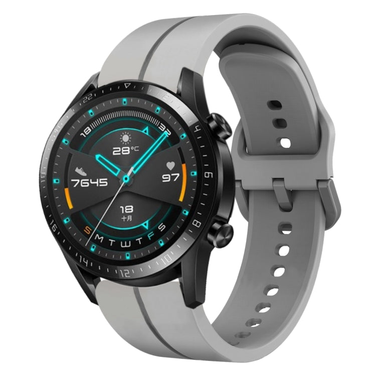 Cinturino in silicone con anello da 20 mm, For Huawei Watch GT2 42mm, For Huawei Watch 2