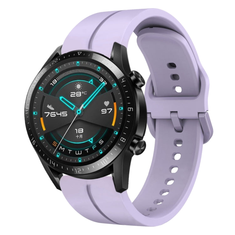 Cinturino in silicone con anello da 20 mm, For Huawei Watch GT2 42mm, For Huawei Watch 2