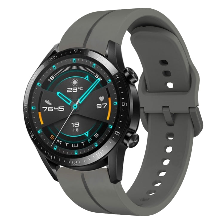 Cinturino in silicone con anello da 20 mm, For Huawei Watch GT2 42mm, For Huawei Watch 2