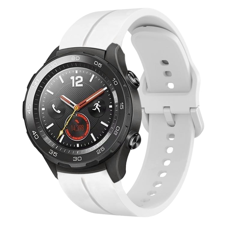 Cinturino in silicone con anello da 20 mm, For Huawei Watch GT2 42mm, For Huawei Watch 2