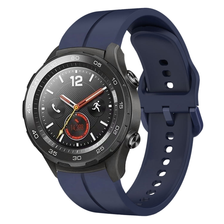 Cinturino in silicone con anello da 20 mm, For Huawei Watch GT2 42mm, For Huawei Watch 2