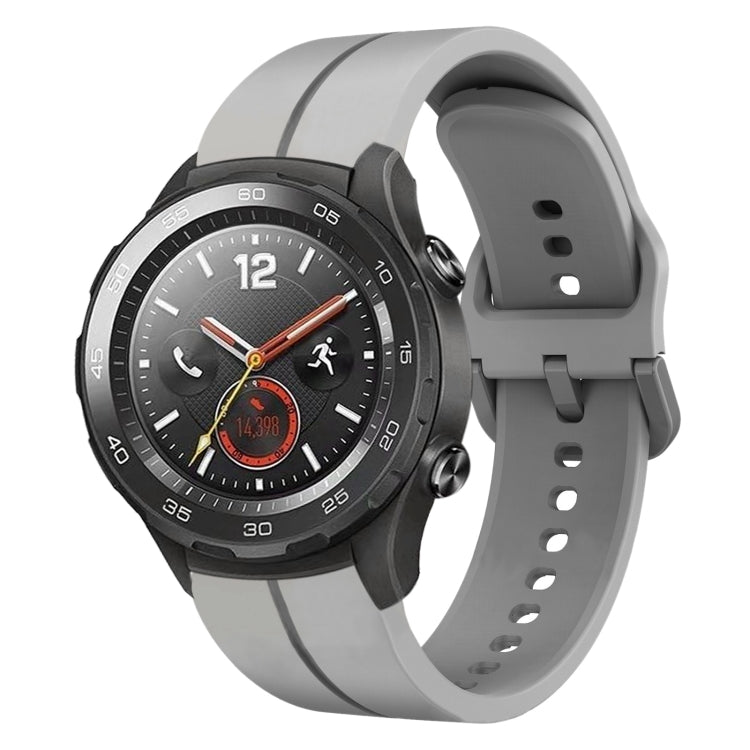 Cinturino in silicone con anello da 20 mm, For Huawei Watch GT2 42mm, For Huawei Watch 2