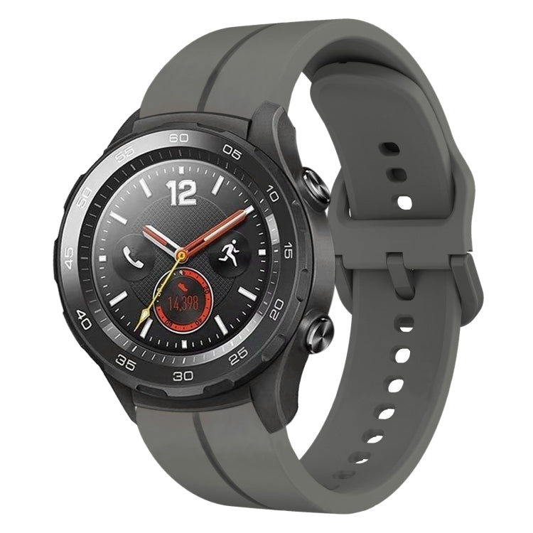 Cinturino in silicone con anello da 20 mm, For Huawei Watch GT2 42mm, For Huawei Watch 2