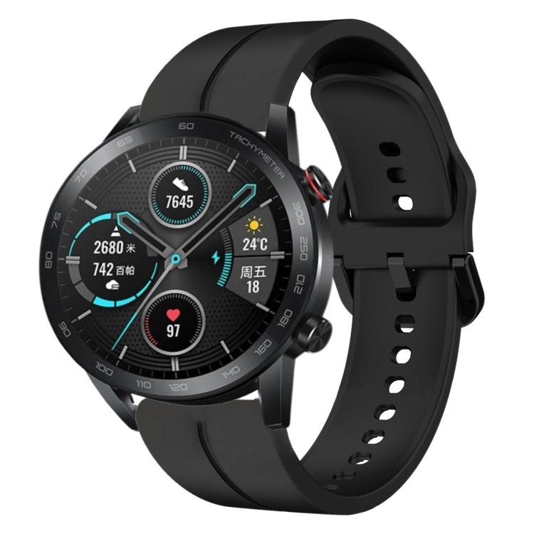 Cinturino in silicone con anello da 20 mm, For Honor Watch ES, For Honor MagicWatch2 42mm