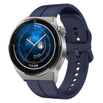 Cinturino in silicone con anello da 22 mm, For Huawei Watch GT3 Pro 46mm, For Huawei Watch GT3 46mm