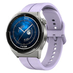 Cinturino in silicone con anello da 22 mm, For Huawei Watch GT3 Pro 46mm, For Huawei Watch GT3 46mm