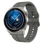 Cinturino in silicone con anello da 22 mm, For Huawei Watch GT3 Pro 46mm, For Huawei Watch GT3 46mm
