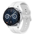 Cinturino in silicone con anello da 22 mm, For Huawei Watch GT3 Pro 46mm, For Huawei Watch GT3 46mm