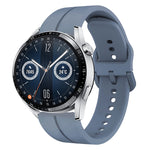 Cinturino in silicone con anello da 22 mm, For Huawei Watch GT3 Pro 46mm, For Huawei Watch GT3 46mm