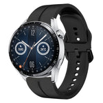 Cinturino in silicone con anello da 22 mm, For Huawei Watch GT3 Pro 46mm, For Huawei Watch GT3 46mm