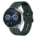 Cinturino in silicone con anello da 22 mm, For Huawei Watch GT3 Pro 46mm, For Huawei Watch GT3 46mm