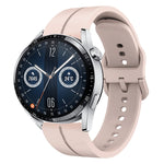 Cinturino in silicone con anello da 22 mm, For Huawei Watch GT3 Pro 46mm, For Huawei Watch GT3 46mm