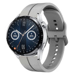 Cinturino in silicone con anello da 22 mm, For Huawei Watch GT3 Pro 46mm, For Huawei Watch GT3 46mm