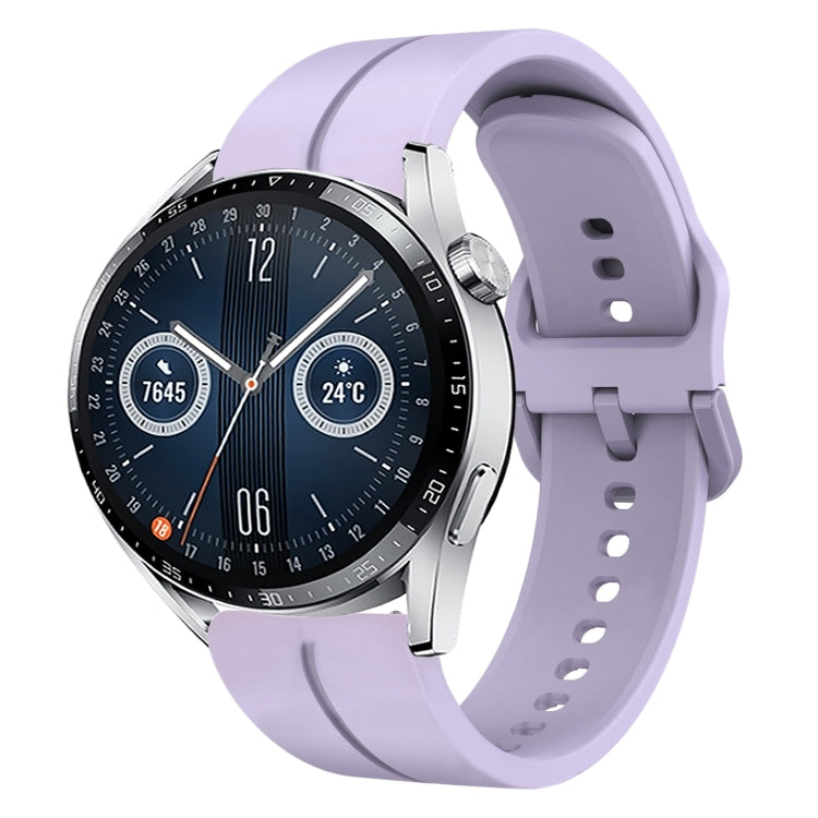 Cinturino in silicone con anello da 22 mm, For Huawei Watch GT3 Pro 46mm, For Huawei Watch GT3 46mm
