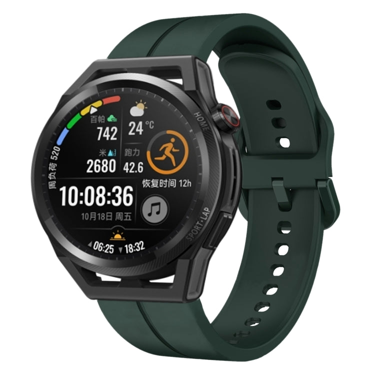 Cinturino in silicone con anello da 22 mm, For Huawei Watch GT Runner, For Huawei Watch 3 Pro New