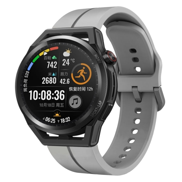 Cinturino in silicone con anello da 22 mm, For Huawei Watch GT Runner, For Huawei Watch 3 Pro New
