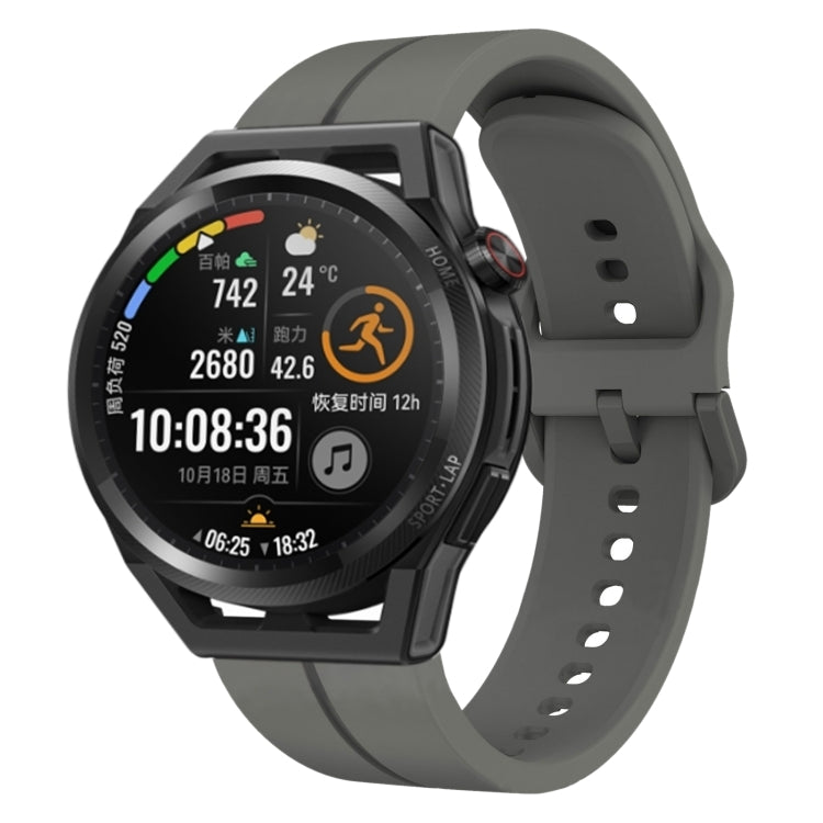 Cinturino in silicone con anello da 22 mm, For Huawei Watch GT Runner, For Huawei Watch 3 Pro New