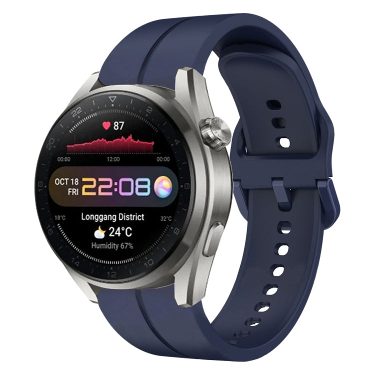 Cinturino in silicone con anello da 22 mm, For Huawei Watch GT Runner, For Huawei Watch 3 Pro New