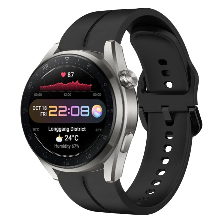 Cinturino in silicone con anello da 22 mm, For Huawei Watch GT Runner, For Huawei Watch 3 Pro New