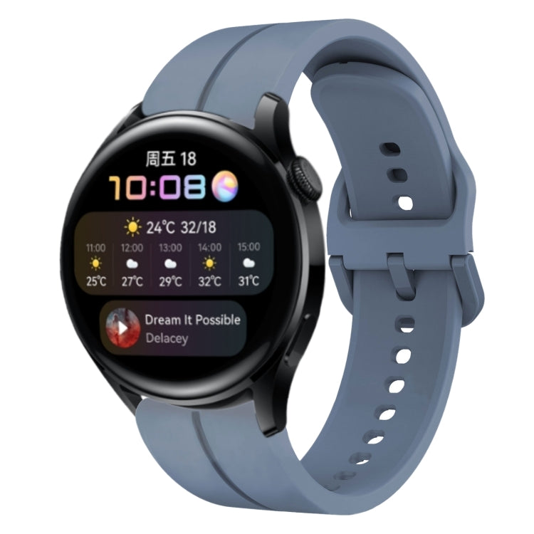 Cinturino in silicone con anello da 22 mm, For Huawei Watch 3, For Huawei Watch 3 Pro