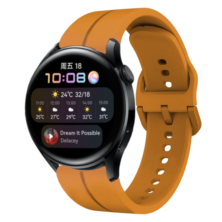 Cinturino in silicone con anello da 22 mm, For Huawei Watch 3, For Huawei Watch 3 Pro