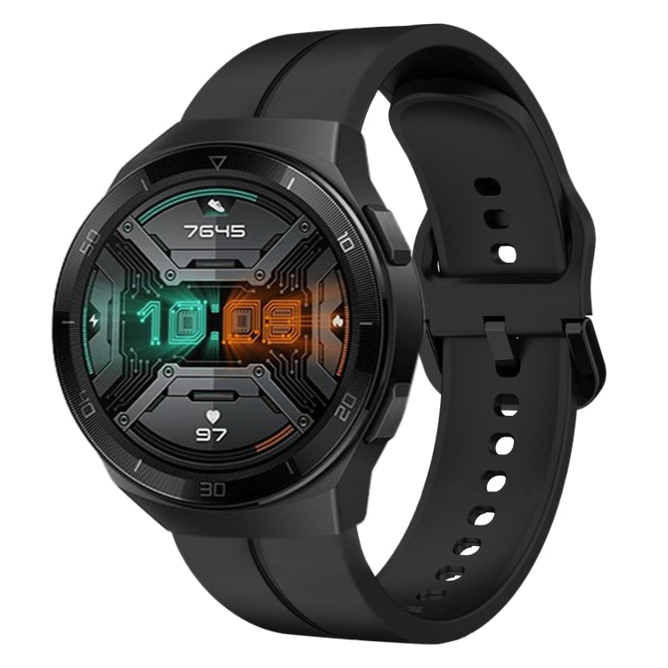 Cinturino in silicone con anello da 22 mm, For Huawei GT2 Pro, For Huawei Watch GT 2E