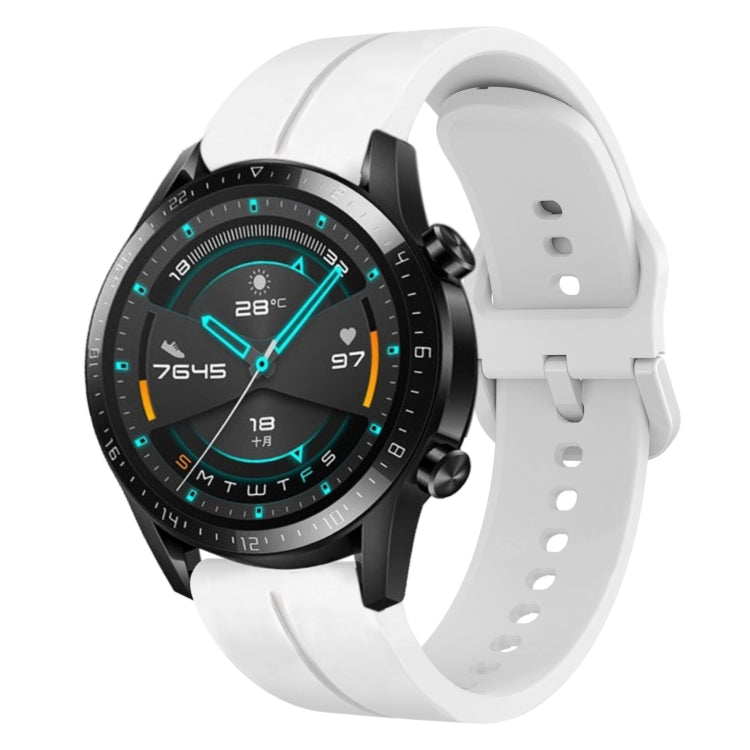Cinturino in silicone con anello da 22 mm, For Huawei GT2 46mm, For Honor Watch GS 3