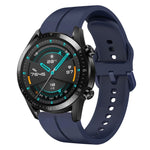 Cinturino in silicone con anello da 22 mm, For Huawei GT2 46mm, For Honor Watch GS 3