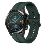 Cinturino in silicone con anello da 22 mm, For Huawei GT2 46mm, For Honor Watch GS 3