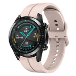 Cinturino in silicone con anello da 22 mm, For Huawei GT2 46mm, For Honor Watch GS 3