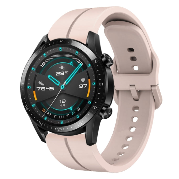 Cinturino in silicone con anello da 22 mm, For Huawei GT2 46mm, For Honor Watch GS 3