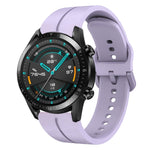 Cinturino in silicone con anello da 22 mm, For Huawei GT2 46mm, For Honor Watch GS 3
