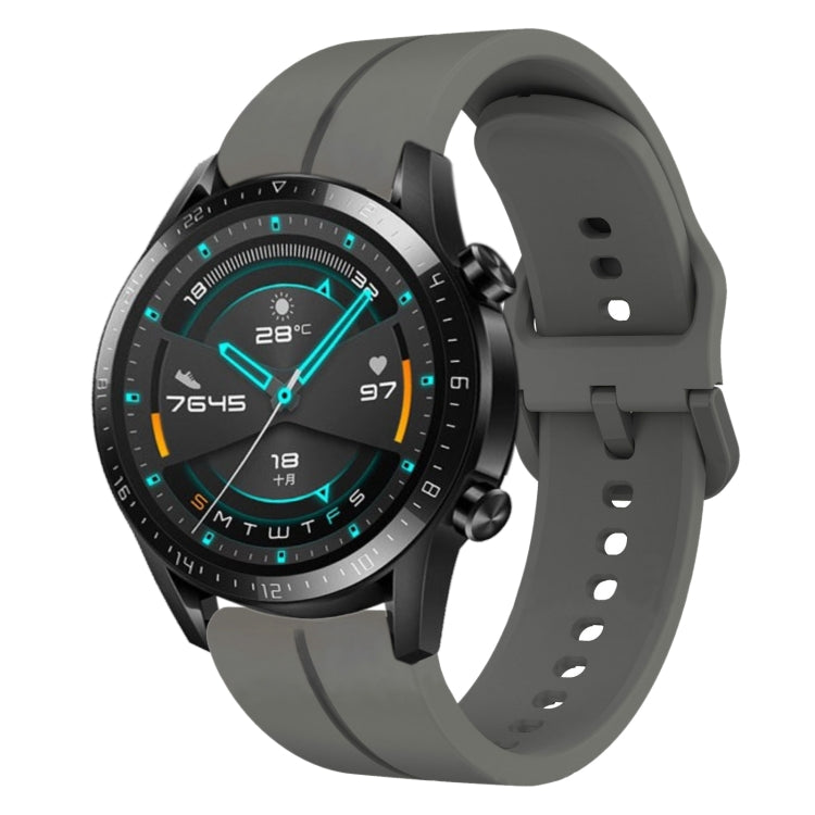 Cinturino in silicone con anello da 22 mm, For Huawei GT2 46mm, For Honor Watch GS 3