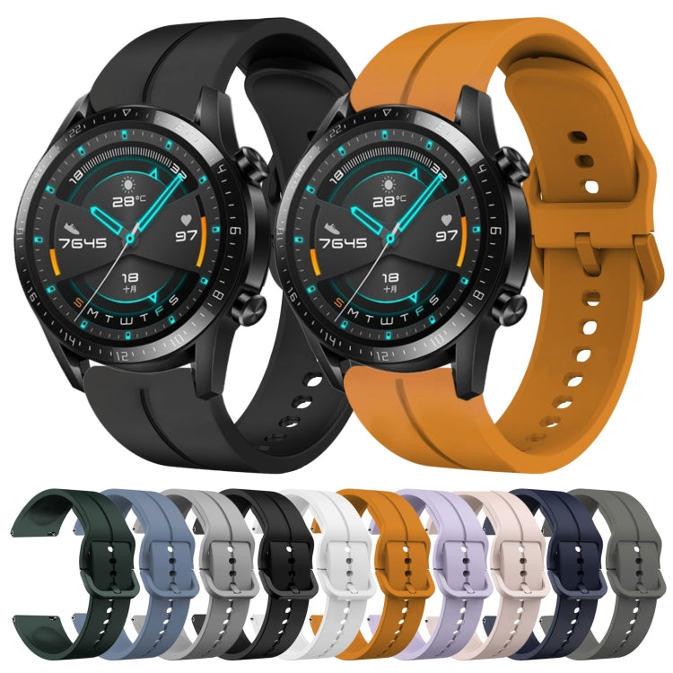 Cinturino in silicone con anello da 22 mm, For Huawei GT2 46mm, For Honor Watch GS 3