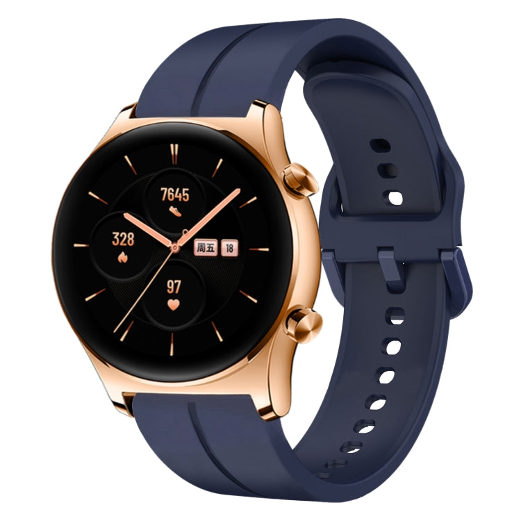 Cinturino in silicone con anello da 22 mm, For Huawei GT2 46mm, For Honor Watch GS 3