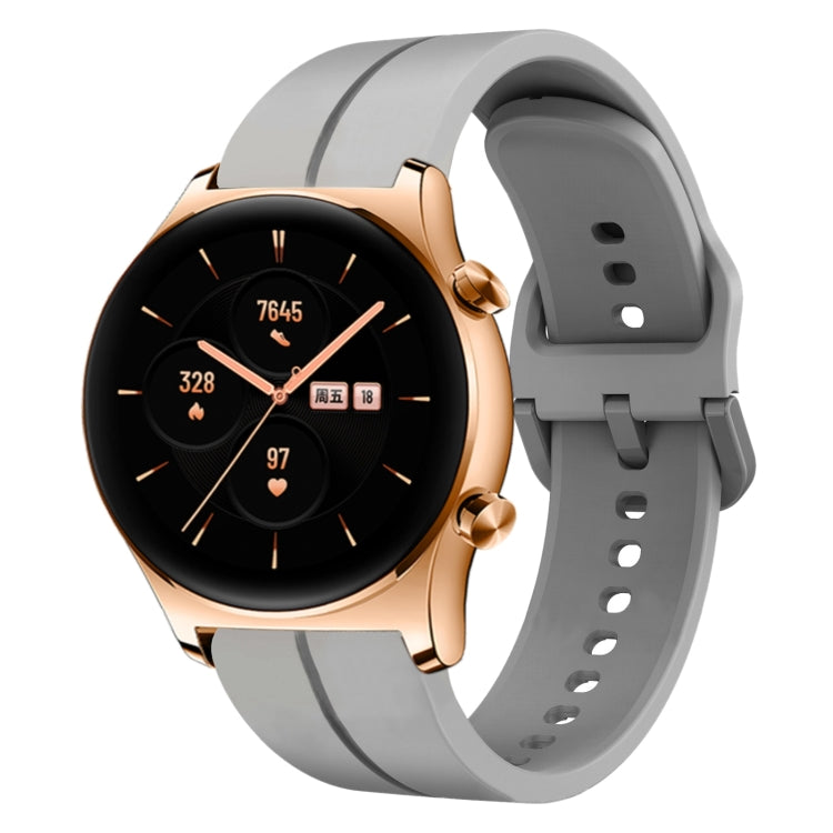 Cinturino in silicone con anello da 22 mm, For Huawei GT2 46mm, For Honor Watch GS 3