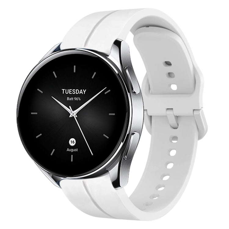Cinturino in silicone con anello da 22 mm, For Xiaomi MI Watch S2, For Xiaomi MI Watch S1