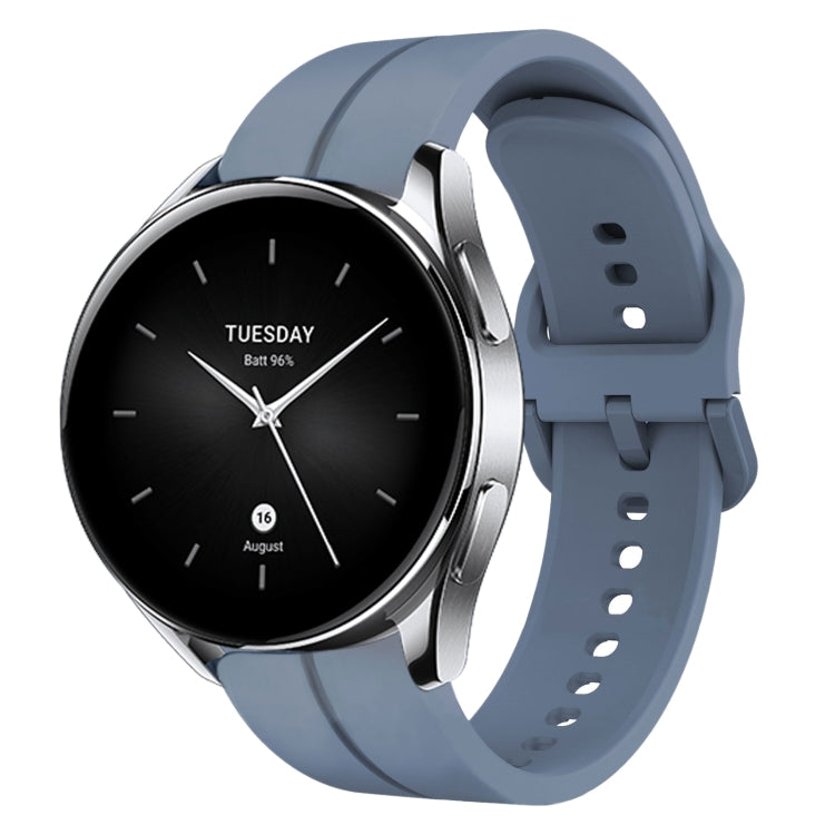 Cinturino in silicone con anello da 22 mm, For Xiaomi MI Watch S2, For Xiaomi MI Watch S1
