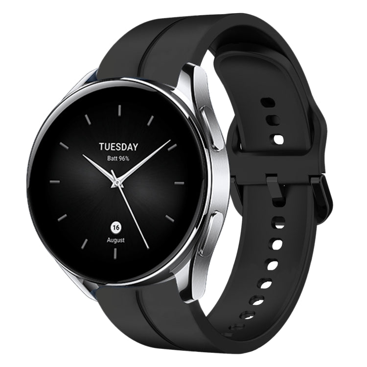 Cinturino in silicone con anello da 22 mm, For Xiaomi MI Watch S2, For Xiaomi MI Watch S1