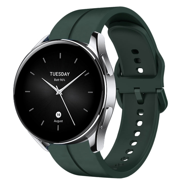 Cinturino in silicone con anello da 22 mm, For Xiaomi MI Watch S2, For Xiaomi MI Watch S1