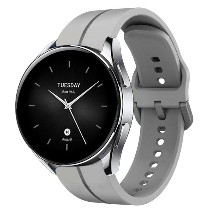 Cinturino in silicone con anello da 22 mm, For Xiaomi MI Watch S2, For Xiaomi MI Watch S1