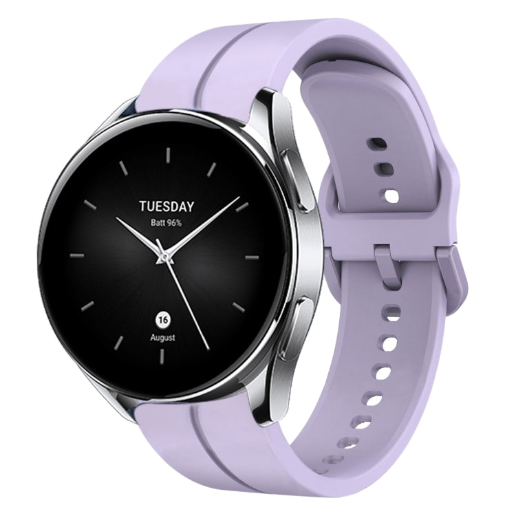 Cinturino in silicone con anello da 22 mm, For Xiaomi MI Watch S2, For Xiaomi MI Watch S1